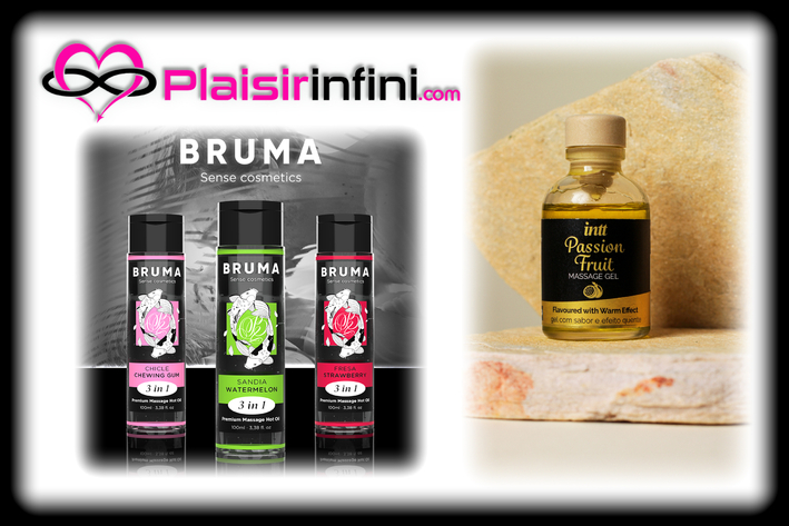 Huiles de massage chauffantes